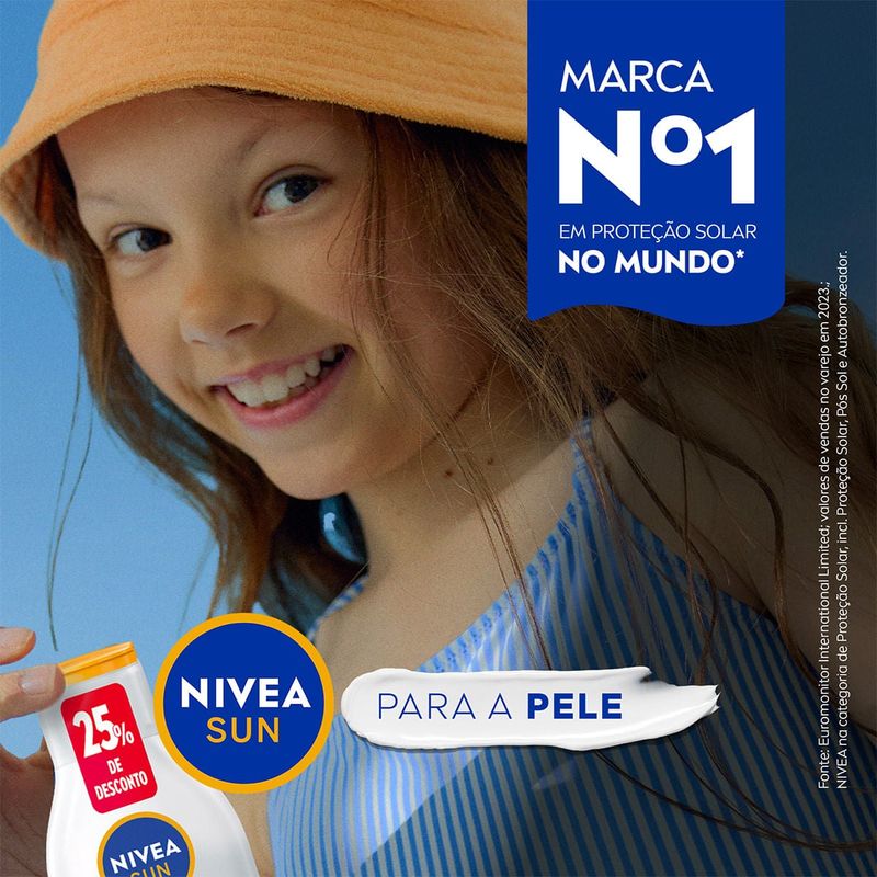Protetor Solar Infantil Nivea Sun Babies & Kids Pele Sensível Fps60 125ml 8