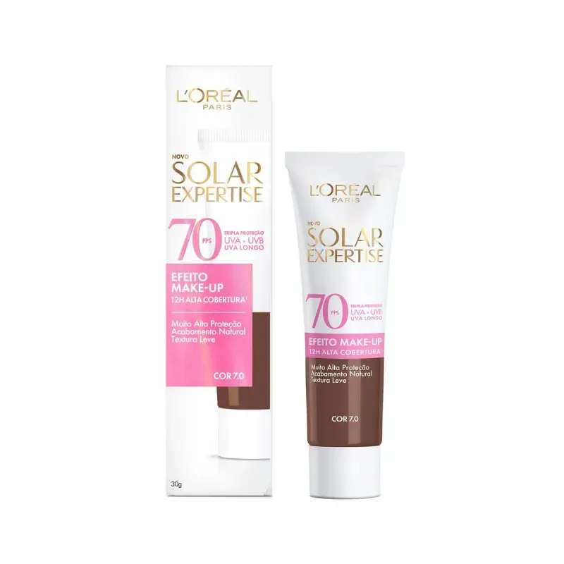 Protetor Solar L'Oréal Paris Efeito Make-Up Cor 7.0 30g 1
