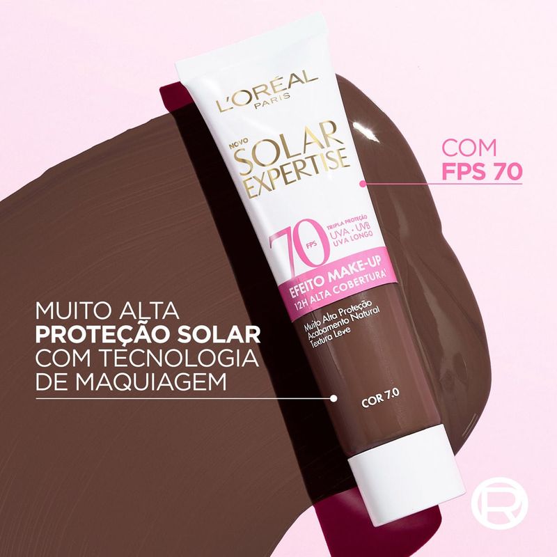 Protetor Solar L'Oréal Paris Efeito Make-Up Cor 7.0 30g 2