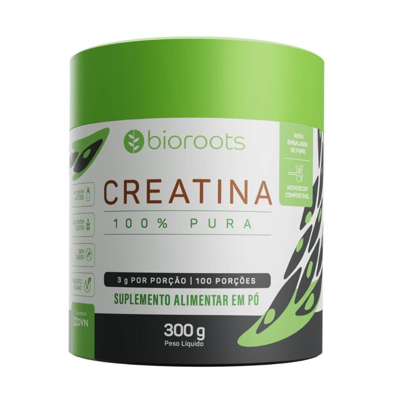 Creatina 100% Pura 300g - Bioroots
