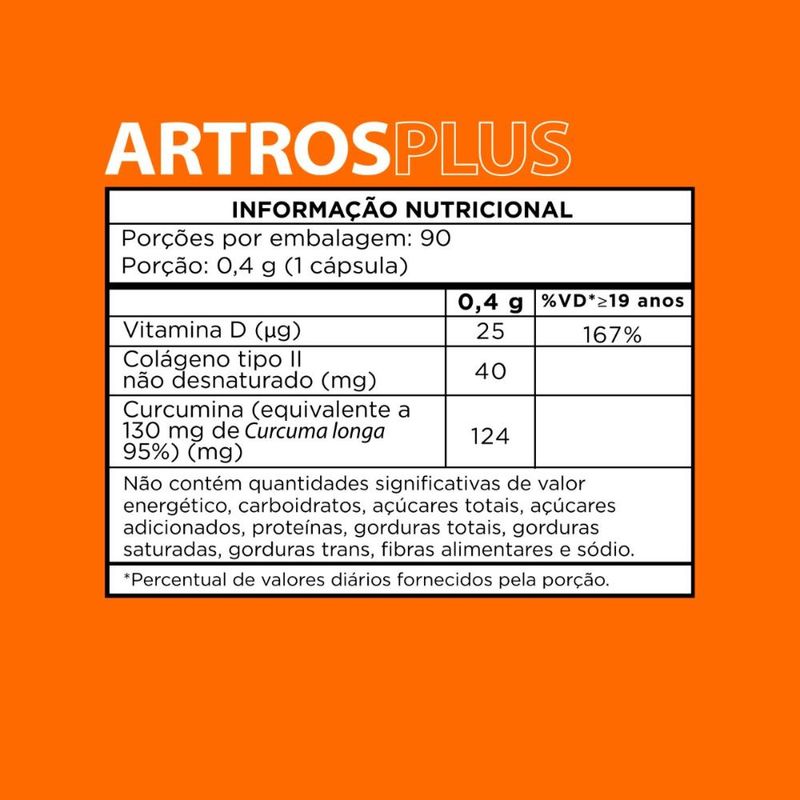 Colágeno Tipo2 UC-II 40mg+Cúrcuma 90 cápsulas - Artros Plus