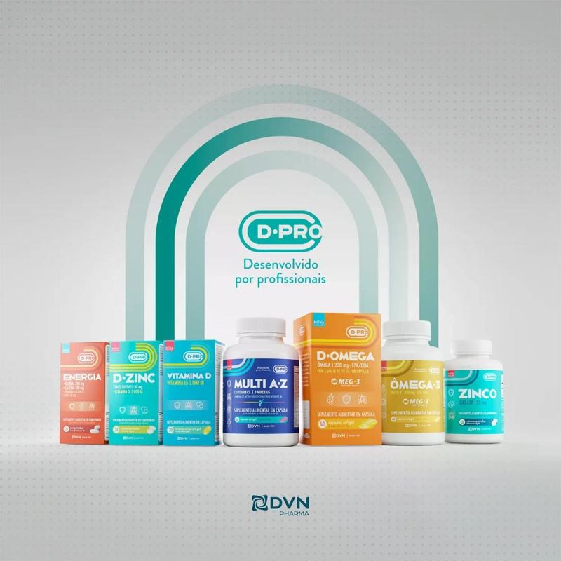 Zinco Quelato 25mg com 60 Unidades - DPRO