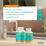 Vitamina C 500mg + Vit D200UI + Zinco 100 comprimidos C-Triple
