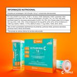 Vitamina C 1g+Vit D+Zinco Efervescente 30 comprimidos - C-Triple
