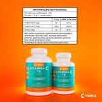 Vitamina C 1g+Vit D 400UI+Zinco 10mg 100 comprimidos C-Triple