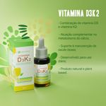 Vitamina D3+K2 em Gotas 20 ml - Bioroots