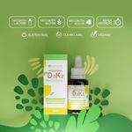 Vitamina D3+K2 em Gotas 20 ml - Bioroots