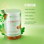 Proteína V-protein Plant Based Chocolate Belga 450g Bioroots