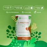 Proteína V-protein Plant Based Chocolate Belga 450g Bioroots