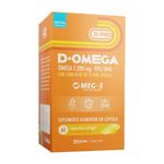 Vitamina D 1000UI + Óleo de Peixe com 60 cápsulas - DÔmega