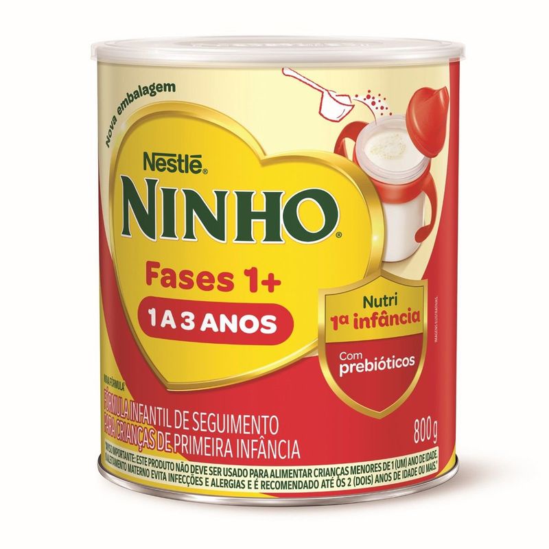 Ninho Fórmula Infantil de Primeira Infância Lata 800g