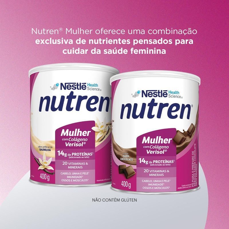 Complemento Alimentar Nutren Mulher Baunilha 400g