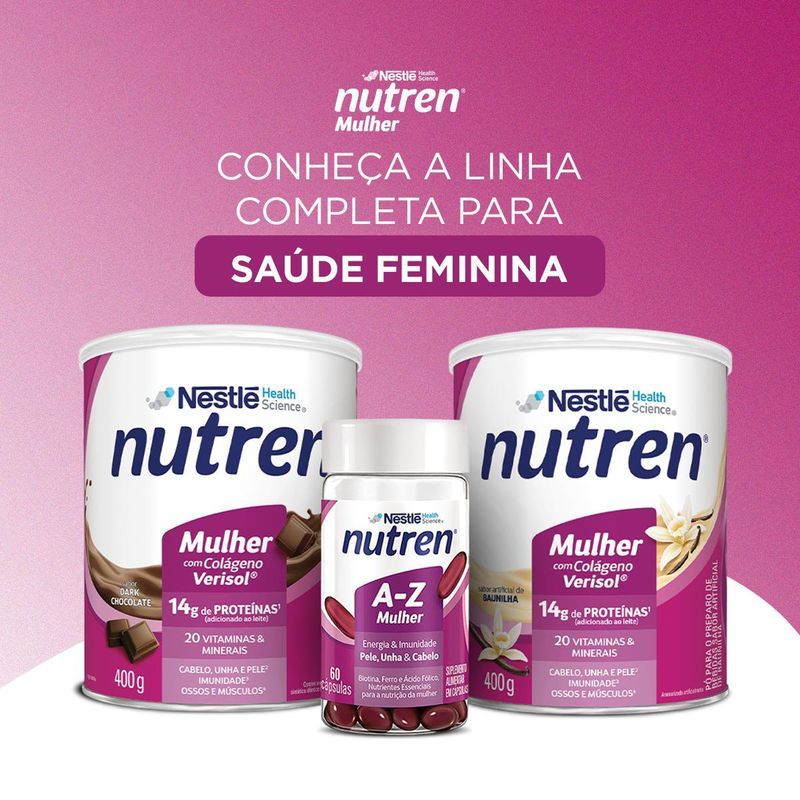 Complemento Alimentar Nutren Mulher Baunilha 400g