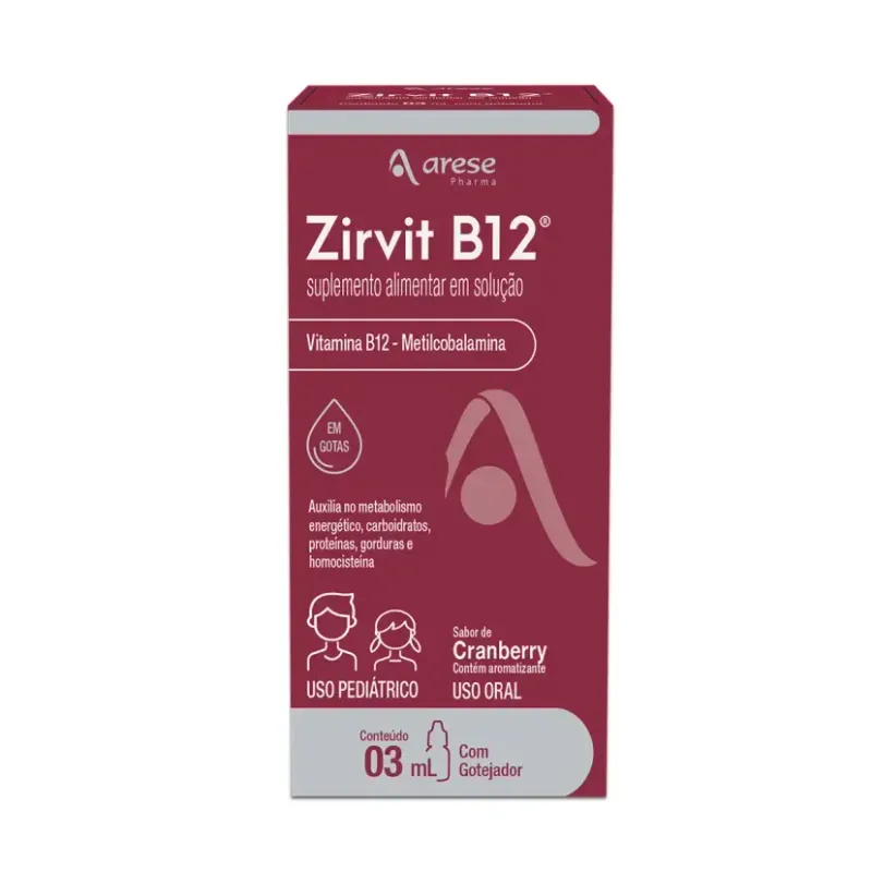 Zirvit B12 Arese Cranberry Gotas - 3ml