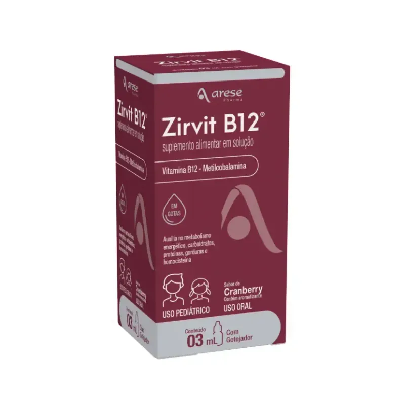 Zirvit B12 Arese Cranberry Gotas - 3ml