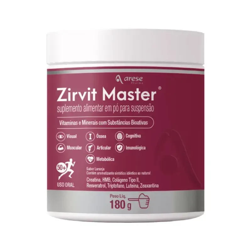 Zirvit Master Arese Laranja Pó para Suspensão - 180g