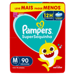 Fralda Infantil Pampers SuperSequinha XG Pacote 90 Unidades