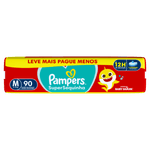 Fralda Infantil Pampers SuperSequinha XG Pacote 90 Unidades
