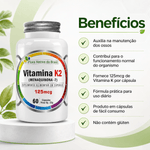 Suplemento Alimentar Vitamina K2 (Menaquinona-7)  - Flora Nativa