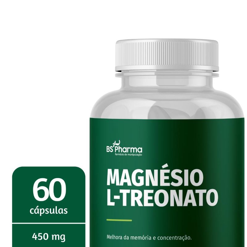 Magnésio L-Treonato 450 mg - 60 Cápsulas