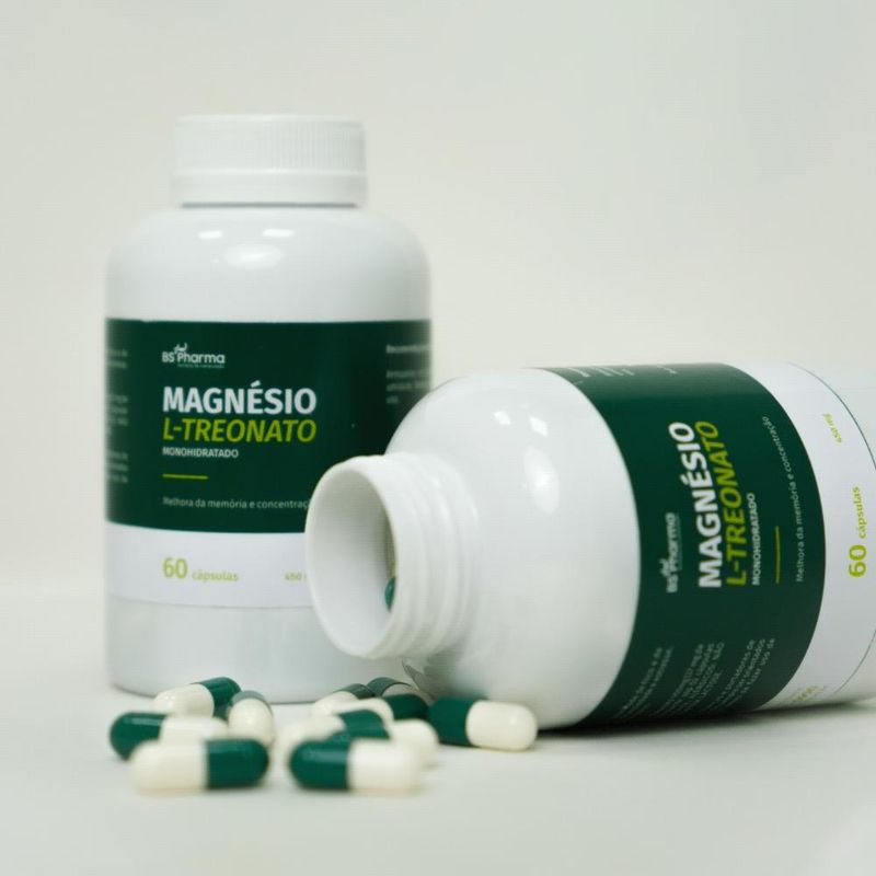 Magnésio L-Treonato 450 mg - 60 Cápsulas