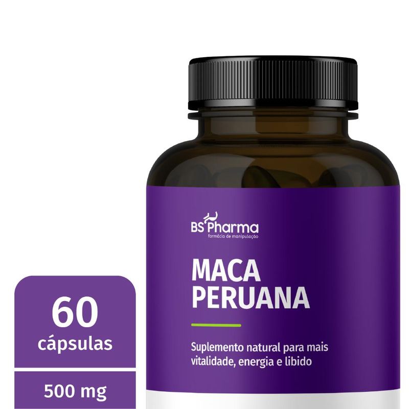 Maca Peruana 500 mg - 60 Cápsulas