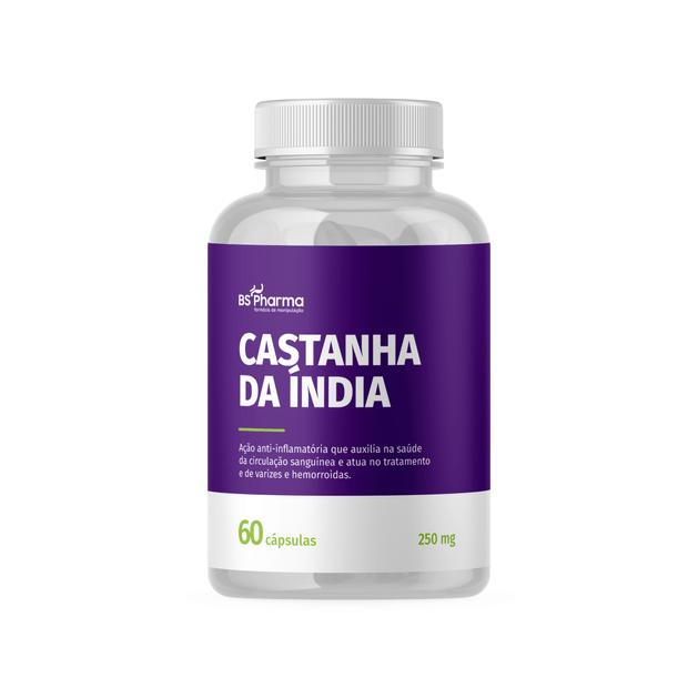 Castanha da índia 250 mg - 60 Cápsulas