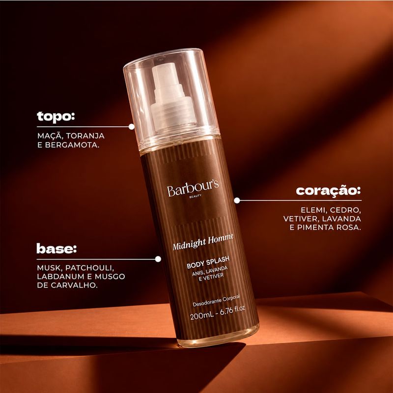 Barbour's Beauty Midnight Homme - Body Splash 200ml