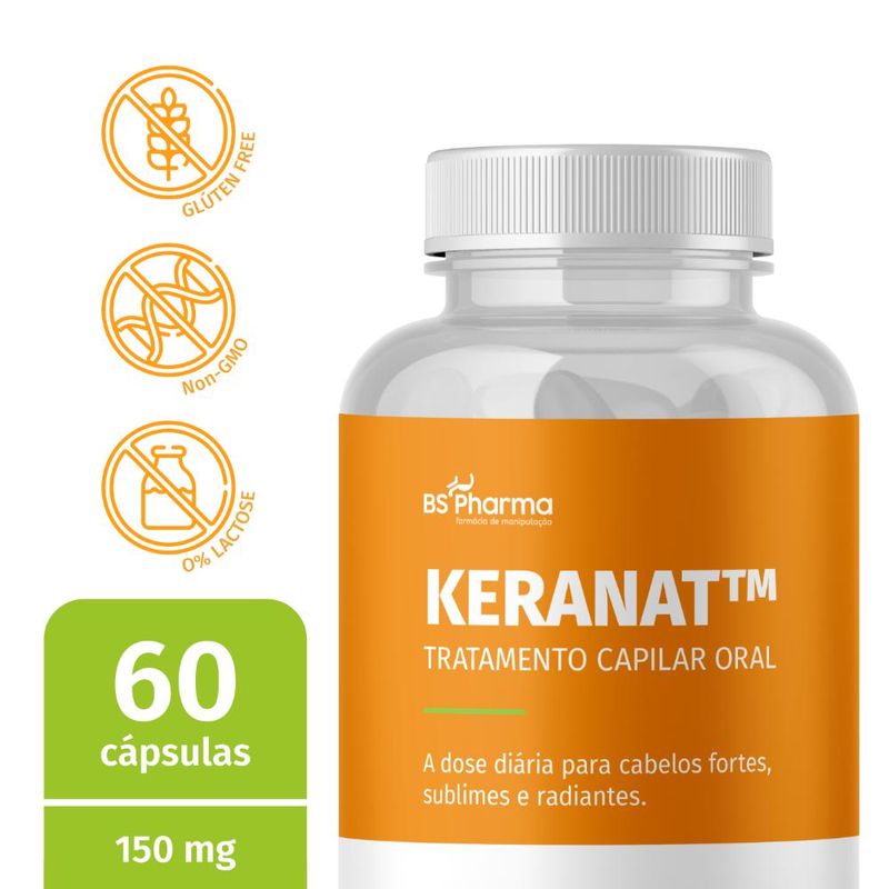 Keranat (Miliacina) 150 mg - 60 Cápsulas