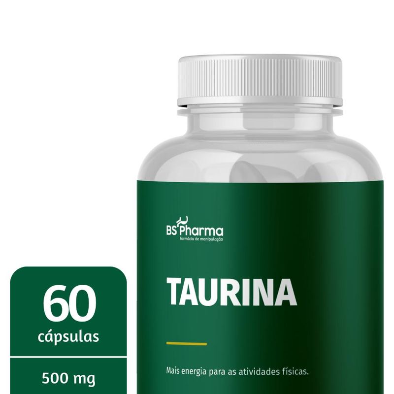 Taurina 500 mg - 60 Cápsulas