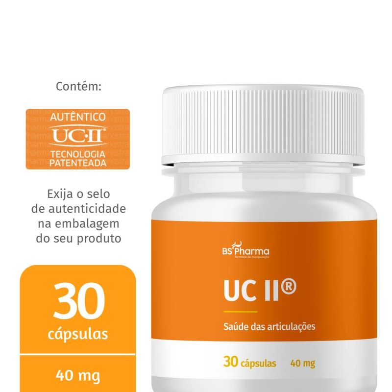 Combo UC-II (Colágeno Tipo 2) 40 mg - 2x30 Cápsulas