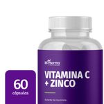 Vitamina C + Zinco - 60 Cápsulas