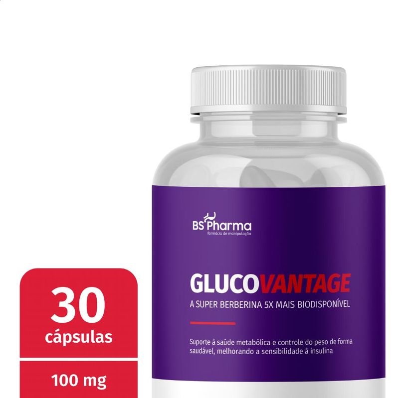 GlucoVantage 100 mg - 30 Cápsulas