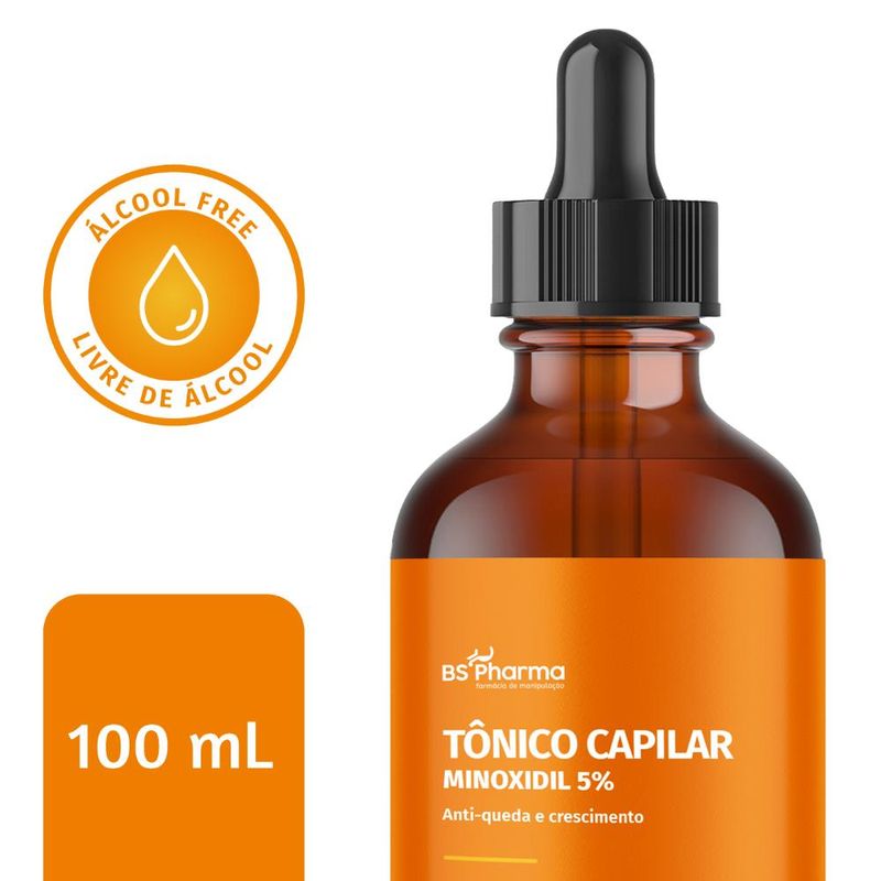 Minoxidil 5% - Solução Capilar em Gotas - 100 ml