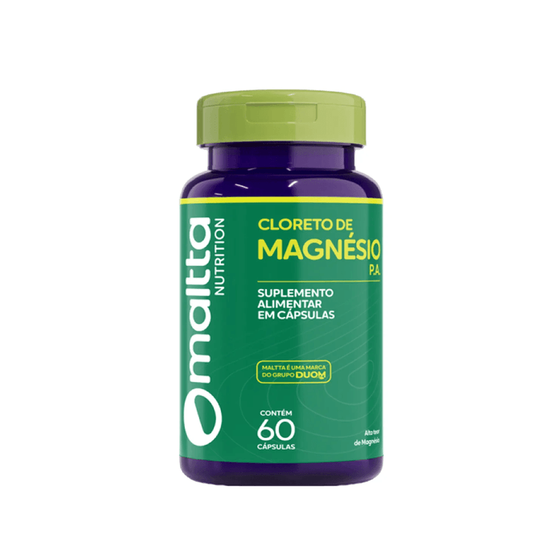 Cloreto De Magnésio PA 210mg 60 Cápsulas Maltta
