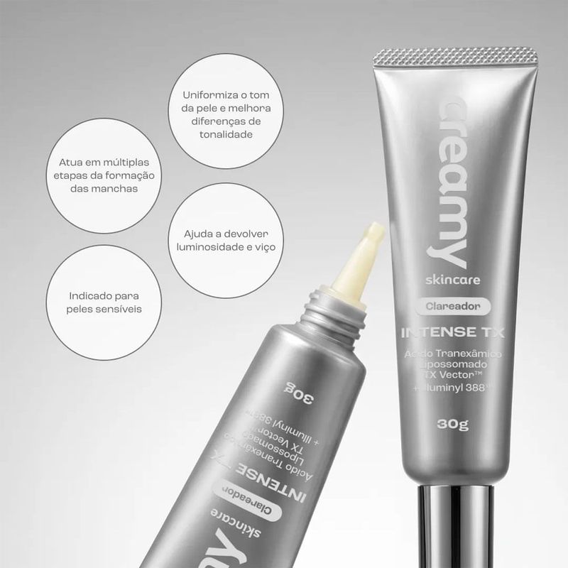 Creamy Intense TX - Clareador Facial 30g