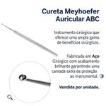 Cureta Meyhoefer Auricular Nº 3 ABC - unidade
