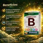 Kit C/3 Complexo B Concentrado C/100 Comprimidos - Prevent Pharma
