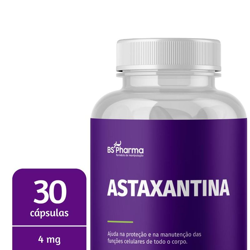 Astaxantina 4 mg - 30 Cápsulas