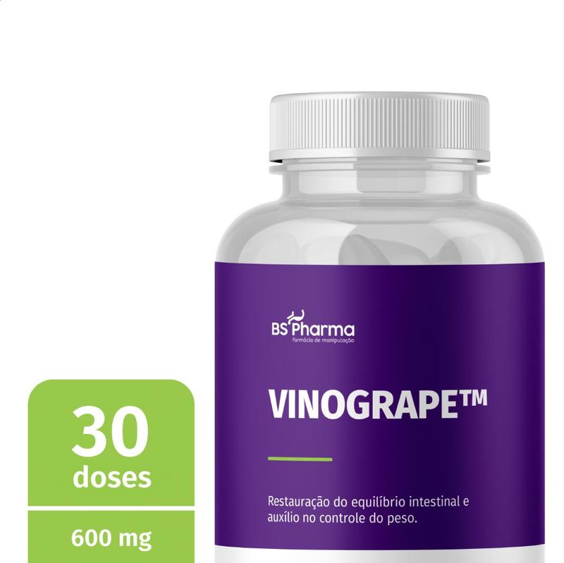 VinoGrape 600 mg - 30 Cápsulas