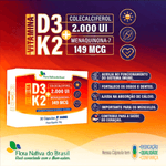 Vitamina K2 + D3 C/30 Cápsulas - Flora Nativa