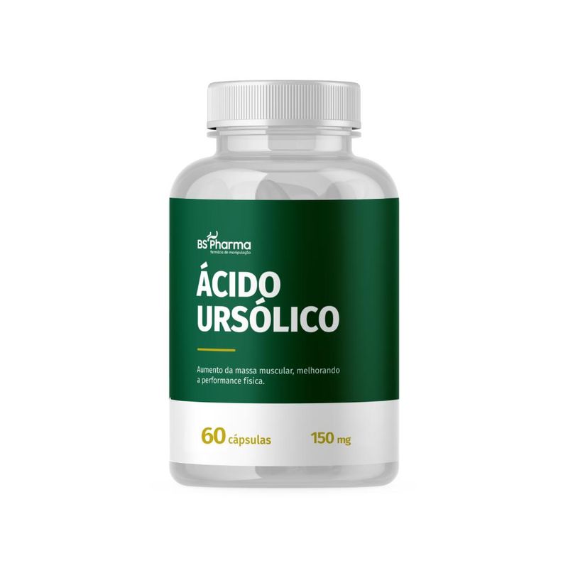 Ácido Ursólico 150 mg - 60 Cápsulas