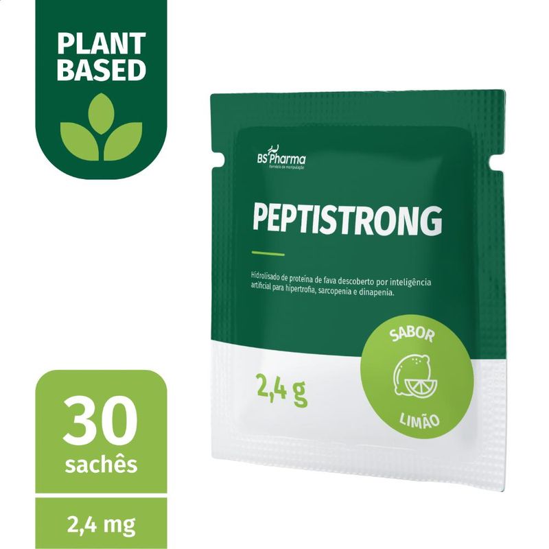 PeptiStrong 2,4 g - 30 Sachês - Limão