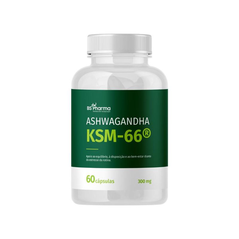 Ashwagandha KSM 66® 300mg - 60 Cápsulas