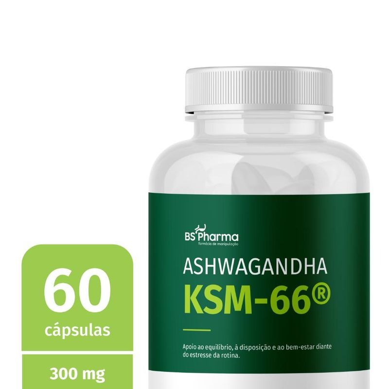 Ashwagandha KSM 66® 300mg - 60 Cápsulas