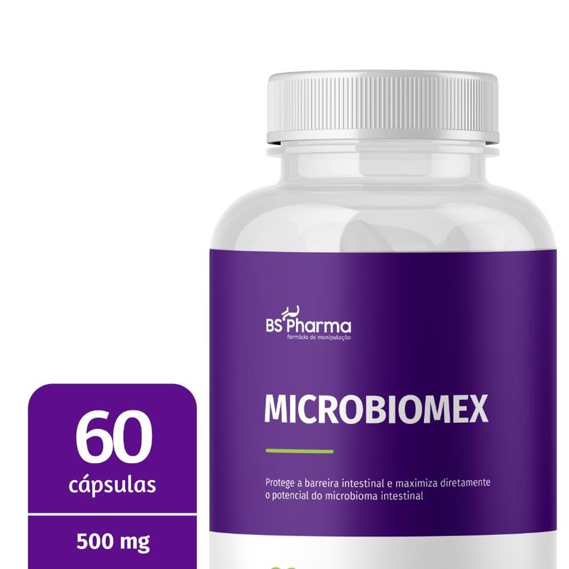 MicrobiomeX 500 mg - 60 Cápsulas