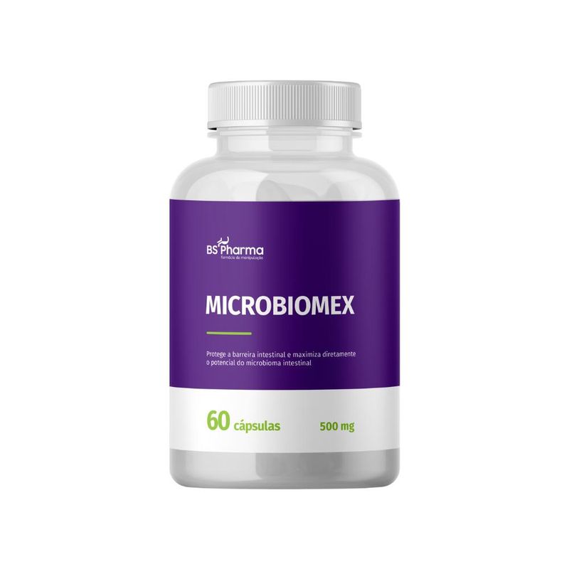 MicrobiomeX 500 mg - 60 Cápsulas