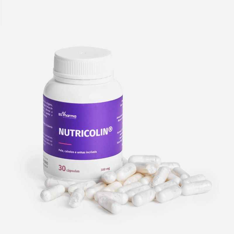 Nutricolin (Silício Orgânico) 300 mg - 60 Cápsulas