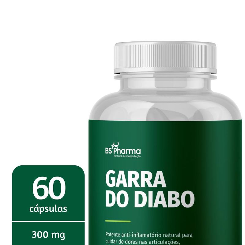 Garra do Diabo 300 mg - 60 Cápsulas