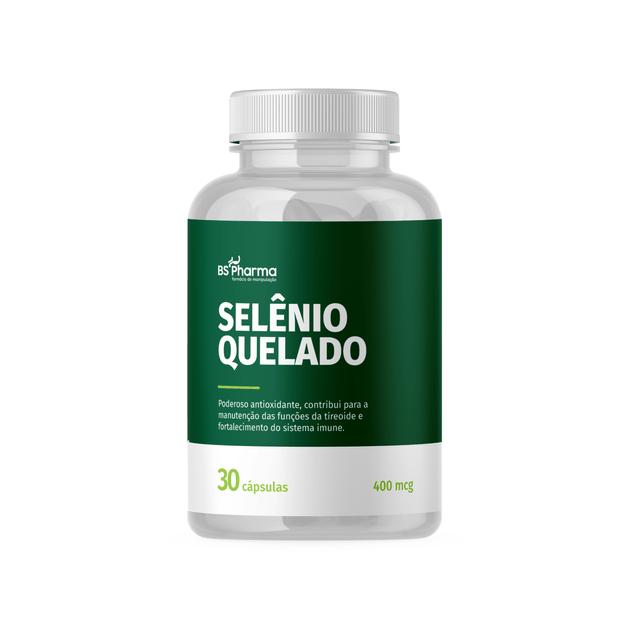 Selênio Quelado 400 mcg - 30 Cápsulas